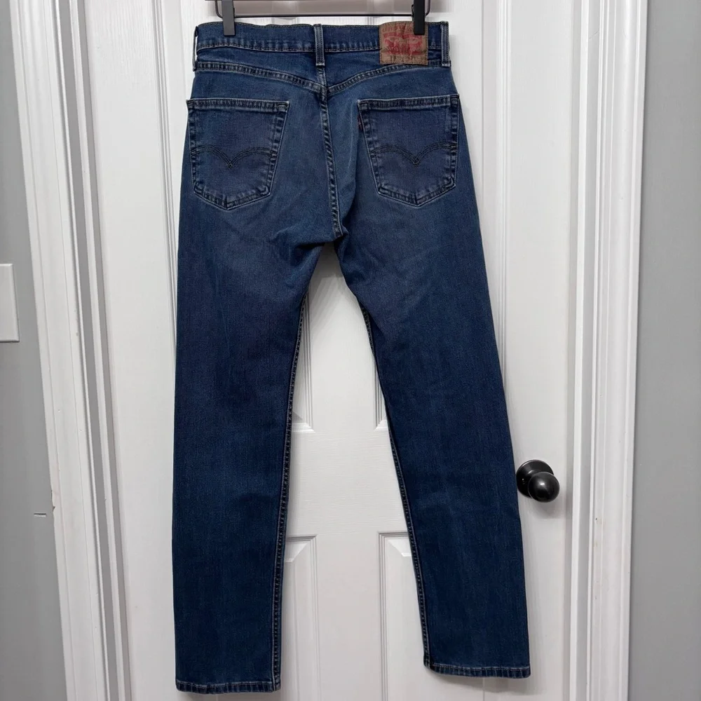 Dark Wash Straight Jeans | Levi’s 505 31x32 - Picture 2 of 11